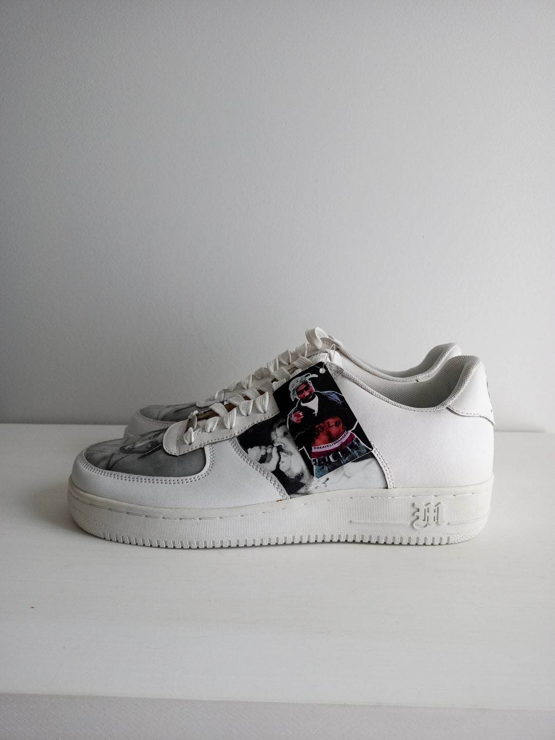Makaveli Branded 2pac Low Top White/black/gray/ Sneakers Men Makaveli Branded 2pac Low Top White/black/gray/ Sneakers Men