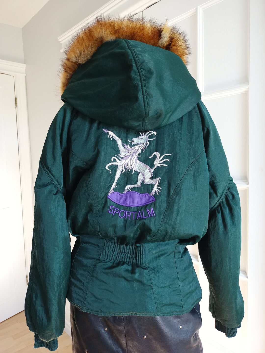 Vintage Austria Ski Jacket/ Dark Green/ Ski Snow Jacket Made Etsy