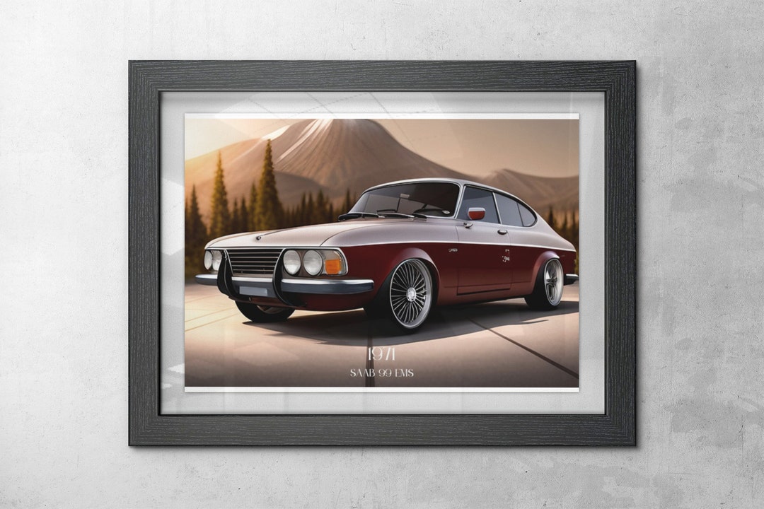 1971 Saab 99 EMS Car Part Vintage Car Muscle Car Etsy