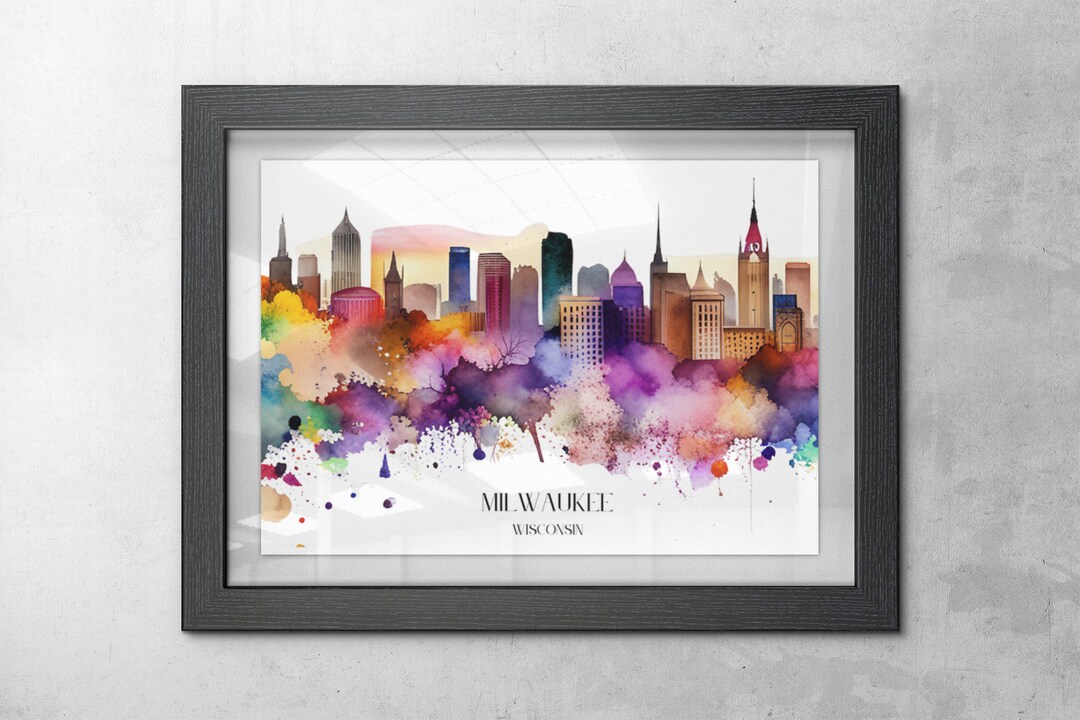 Milwaukee Art Milwaukee Wall Art Milwaukee Milwaukee Art Print Etsy