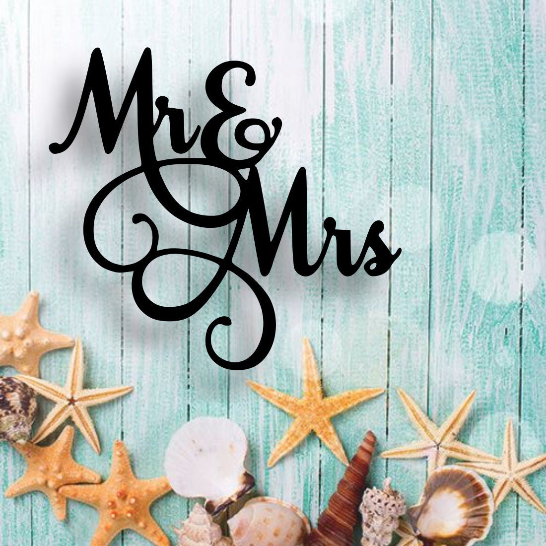 Mr. and Mrs. Metal Sign, Metal Wall Art, Wedding Decor, Wedding Gift ...