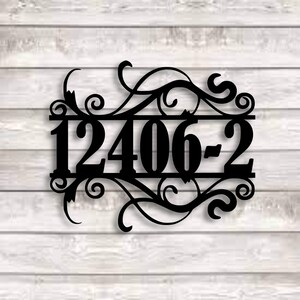 Custom Metal Address Sign, Front Porch Address, House Number Plaque, Housewarming Gift, Gift From Realtor, Fast Shipping, Made In America