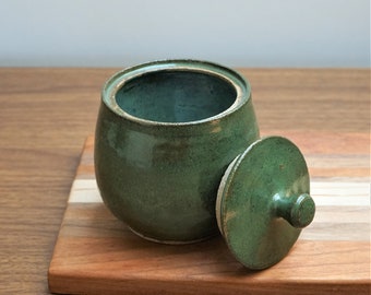 Green Sugar Jar