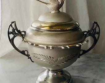 Antique Villeroy & Boch Mettlach Germany Art Nouveau Elderberry
