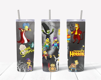 Halloween Cartoon Tumbler