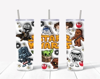 Vaso de Star Wars con efecto burbuja inflada