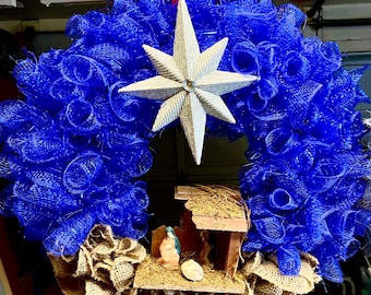 Christmas Nativity Wreath