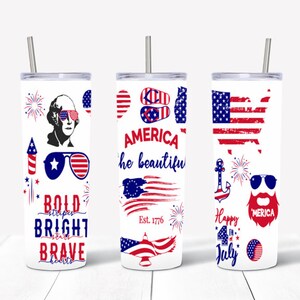 4th of July Collage Tumbler