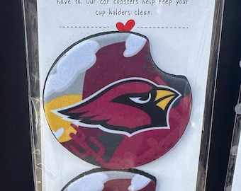 Arizona Football Sports Car Coaster - Not Ceraminc