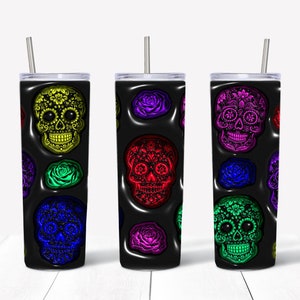 Sugar Skulls Tumblers