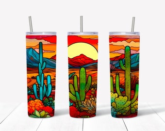 Love the Dessert Arizona Sunset Tumblers