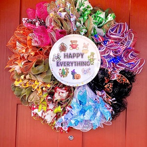 Happy Everything!!!! Custom Wreath by Debbie