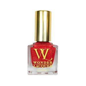 Orange Holographic Nail Polish | Titan | Indie Polish | Vegan | Cruelty Free| Clean Beauty | Wonder Lacquer Premium Nail Polish