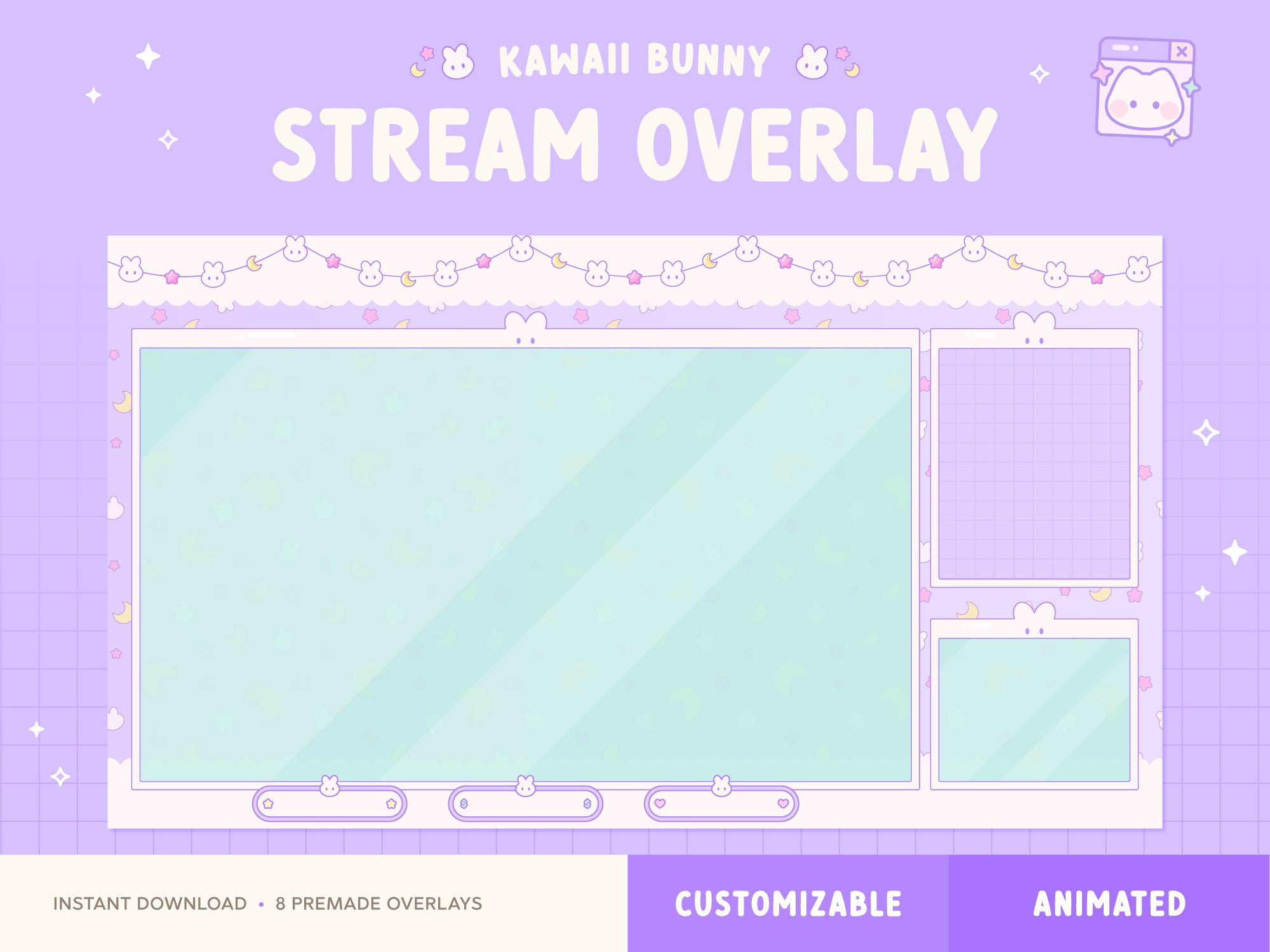 Chat Overlays for Just Chatting, ASMR, IRL on Twitch & Facebook