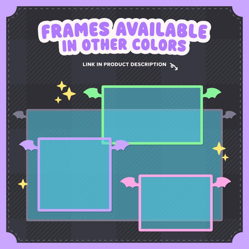 Pink Halloween Twitch Webcam Overlay, Pink Gameplay Border, Animated ...