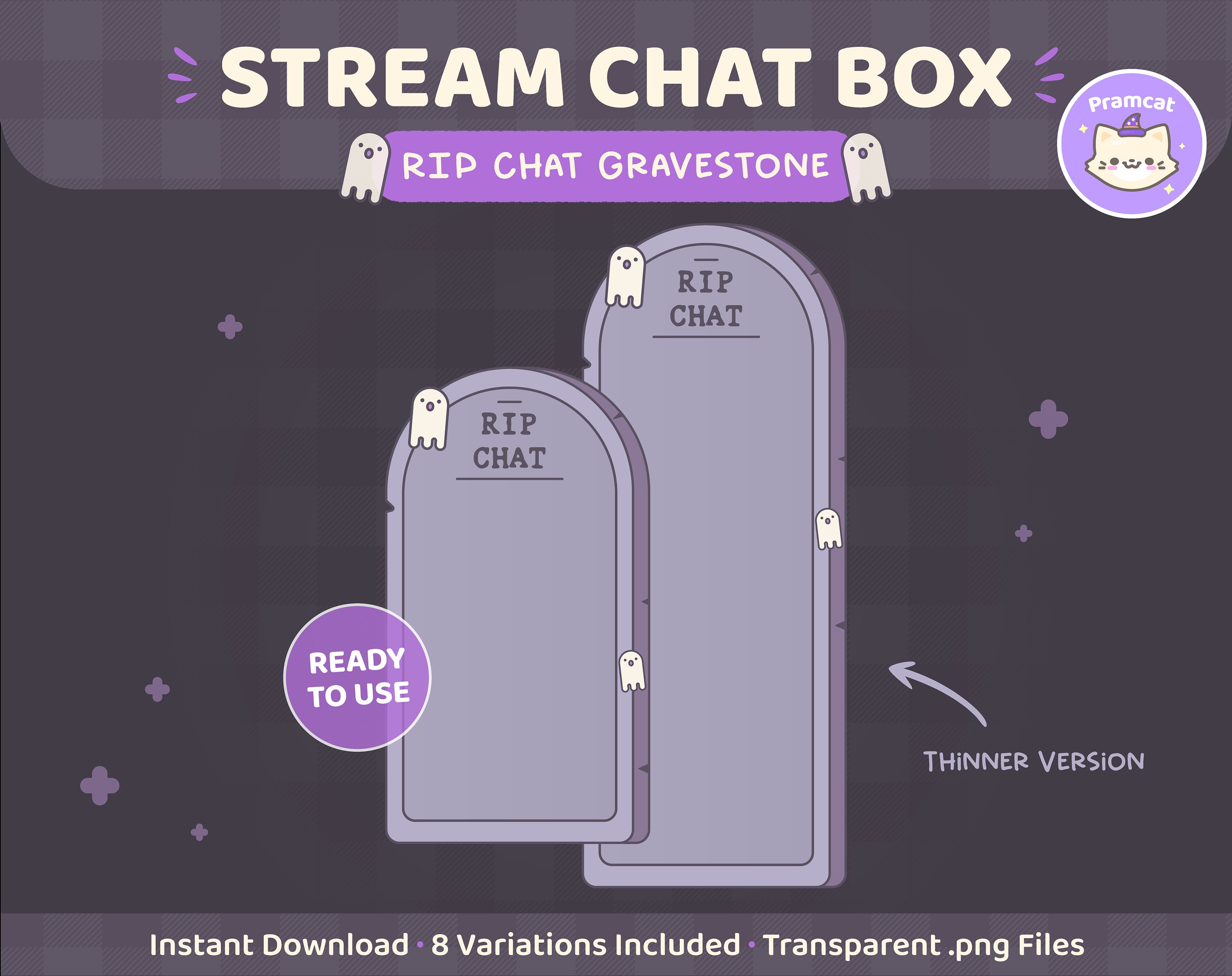 Twitch Chat Box Overlay Purple Twitch Overlay (Download Now) 