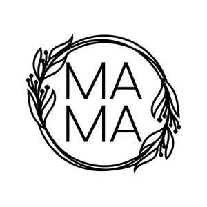 Fichiers numériques Mama Leaf Circle Print