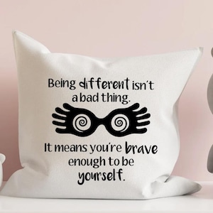 Luna Lovegood, Quote Digital Design – “Being Different Isn’t a Bad Thing”, svg, png, jpg, pdf, eps