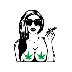 Green Leaf Woman Rack file digitali