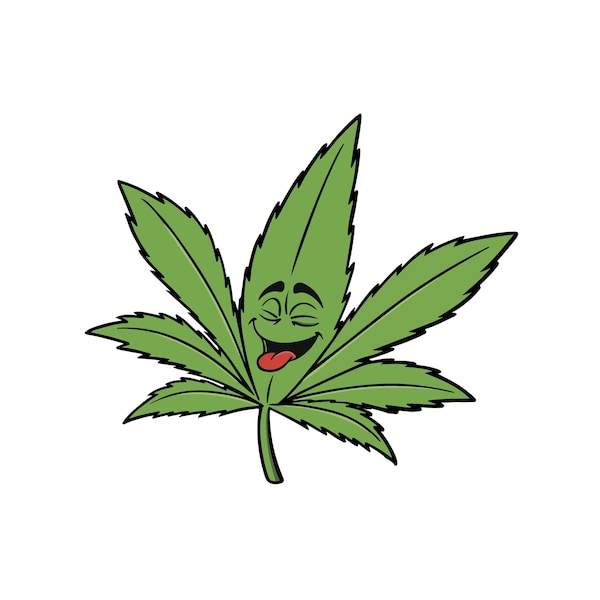 Laughing Face Green Leaf digital files