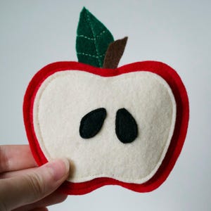 Cat Toy Apple | Handmade Cat Toy, Organic Catnip and Silvervine, Cat Lover Gift | The Catnip Calico