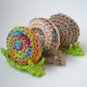 Cat Toy Crochet Snail | Handmade Cat Toy, Organic Catnip and Silvervine, Cat Gift | The Catnip Calico