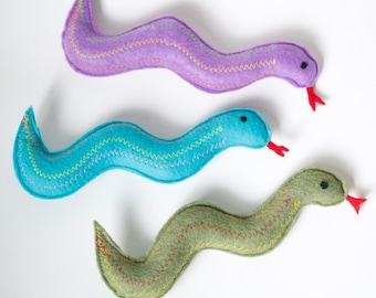 Cat Toy Squiggly Snake | The Catnip Calico