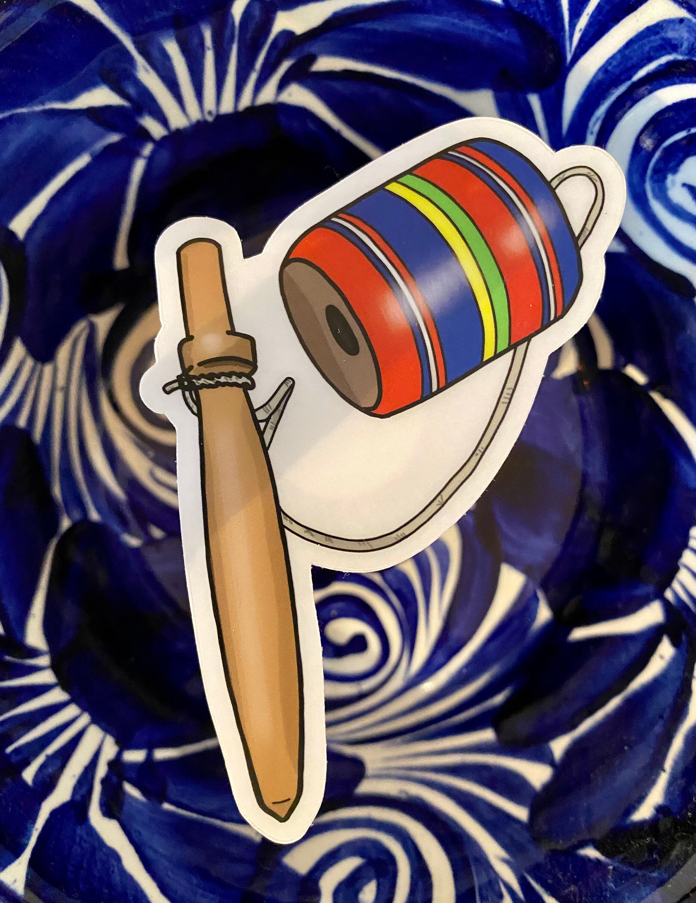 Mexican Balero Toy Sticker - Latinx Sticker - Clear Sticker - Mexican ...