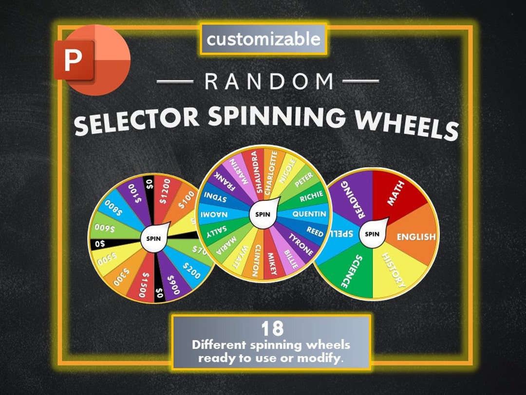 Spin The Wheel - Let the Custom Wheel Decide At Random