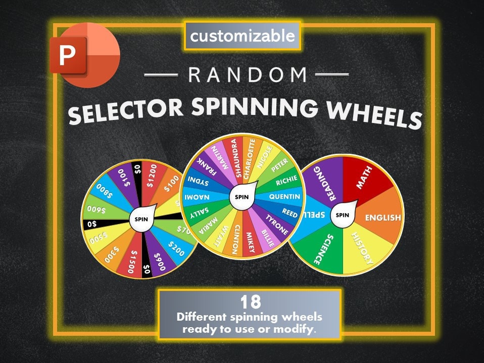 Spin a Wheel or MULTIPLE Wheels: Spinner Wheel - BEST Random Spinner 