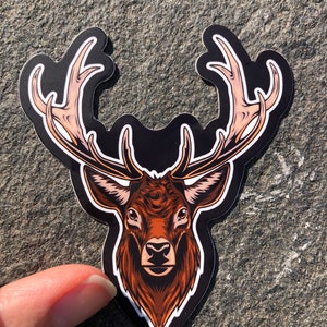3in Buck Vinyl Sticker