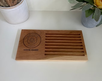Custom Wooden Engraved Challenge Coin Holder