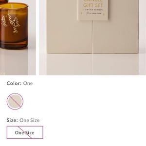 NYTT Free People 1809 Collection Mini ljus presentset / slutsåld online högtid Jul bild 4