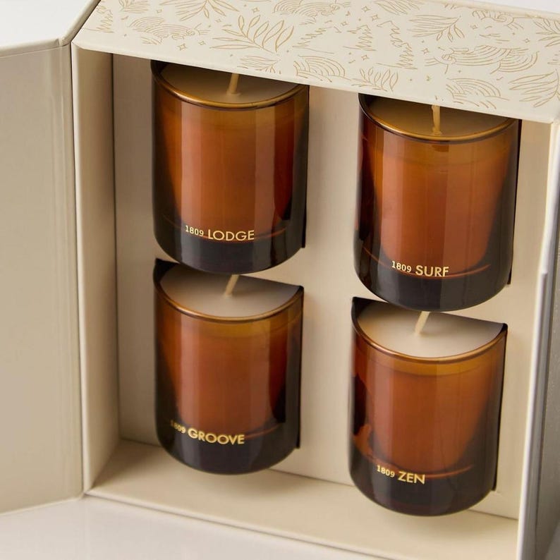 NYTT Free People 1809 Collection Mini ljus presentset / slutsåld online högtid Jul bild 2