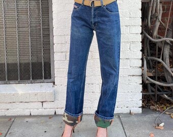 Triple Five Soul Jeans Blue Cotton Denim Straight Baggy 90s Y2K / 27x31 unisex