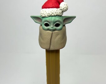 PEZ Dispenser / Custom Repaint / Santa Grogu
