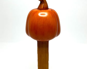 Custom / Fantasy PEZ / “Faux Wood Fall Pumpkin”
