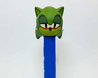 Custom Painted / Pez Dispenser / “FrankenSonic”