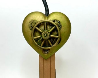 Custom Painted / Fantasy PEZ Dispenser / “The Artificial Heart”