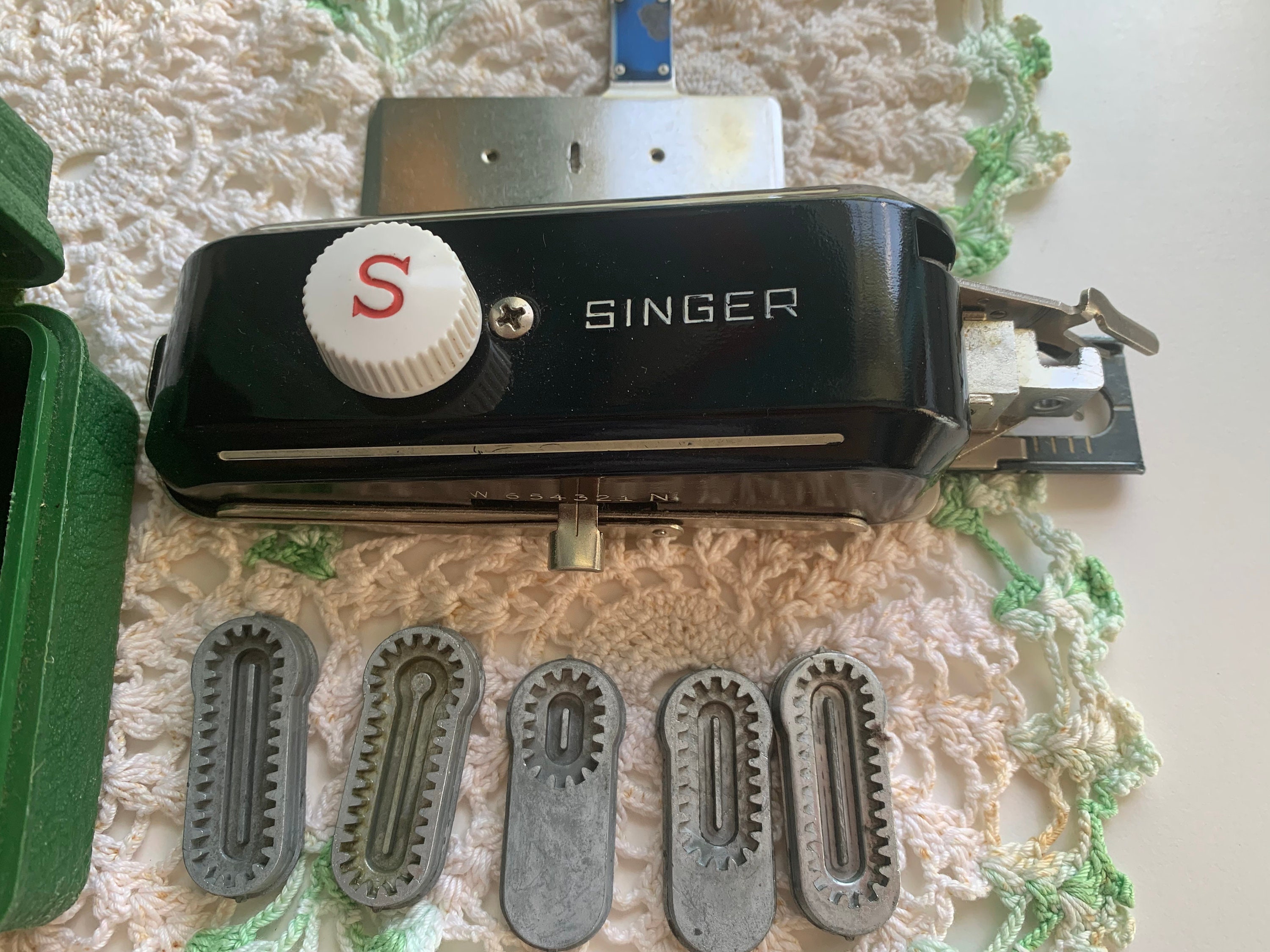 Vintage Singer Buttonholer Etsy