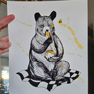 Honey Bear Print