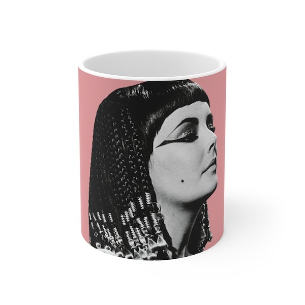 Elizabeth Taylor as Cleopatra - Blush Mug 11oz