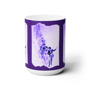 Easter Parade - Dark Purple Ceramic Mug 15oz