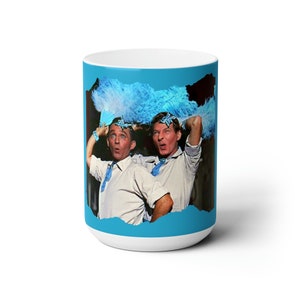 White Christmas Sisters Reprise - Turquoise Ceramic Mug 15oz.