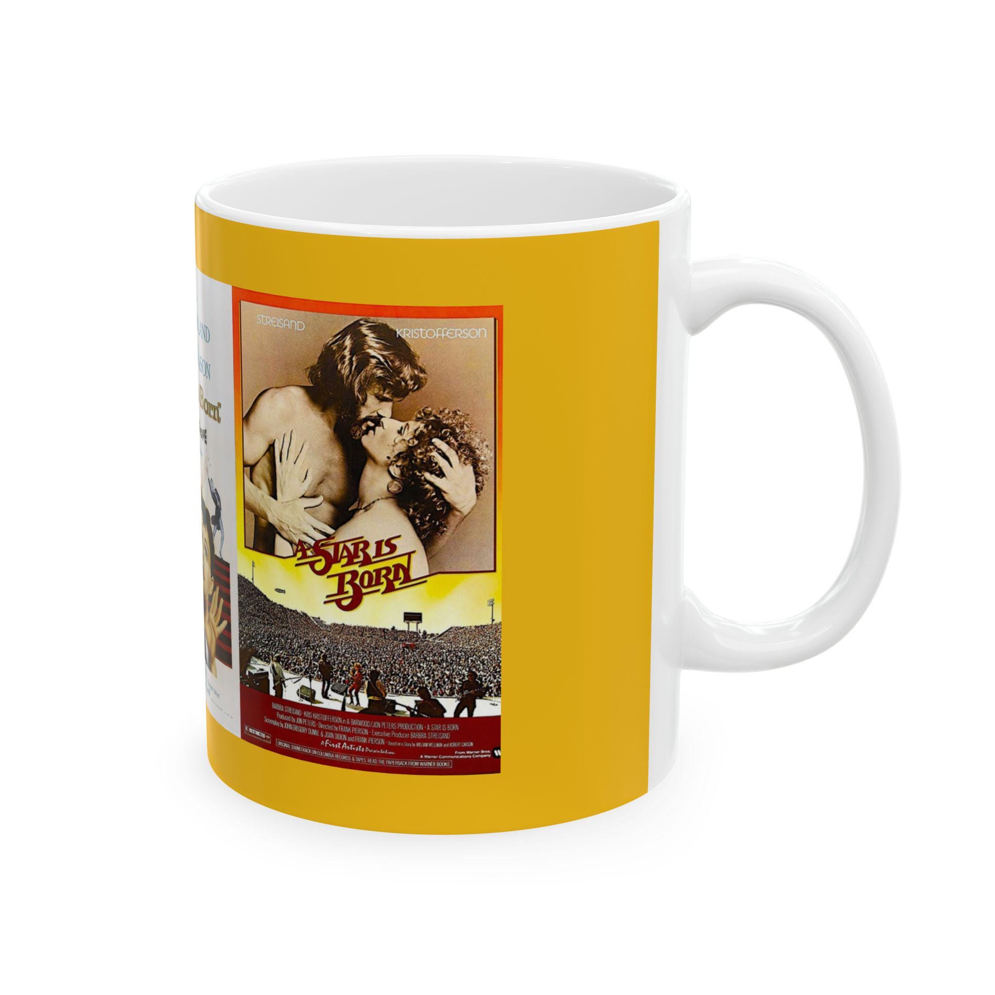 A Star Is Born Classic Movie Posters - Golden Yellow Mug (11oz)