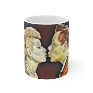 I Love Lucy: Lucy and Desi - Taupe Mug 11oz