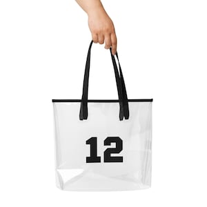 Clear Tote Bag – Stadium Approved Transparent Shoulder Bag – Concert Beach Event Bag – NFL Game Compliant Gift for Her - 12