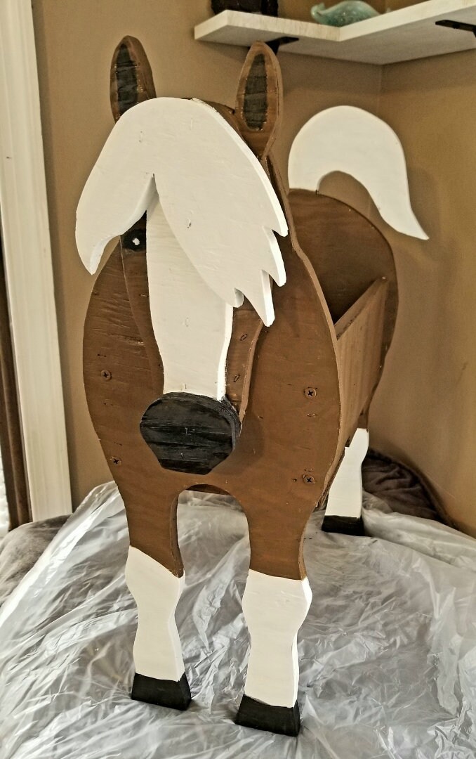 Dog/pet Planter Dog Flower Box Horse Planter Etsy