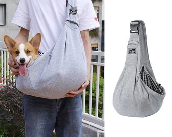 Dog Outdoor Sling Bag-Outdoor Breathable Dog Pet Sling Bag-Puppy Shoulder Bag-Dog Comfort Sling Handbag Travel Tote