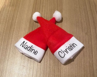 Weihnachtsmütze / Mini Weihnachtsmütze/ Verpackung / Geschenk/ Weihnachtstischdeko